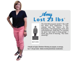 Our picture of Amy who lost 23 pounds